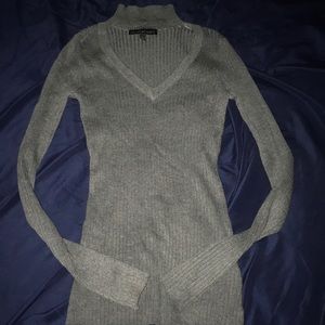 Never worn ribbed long sleeve with choker